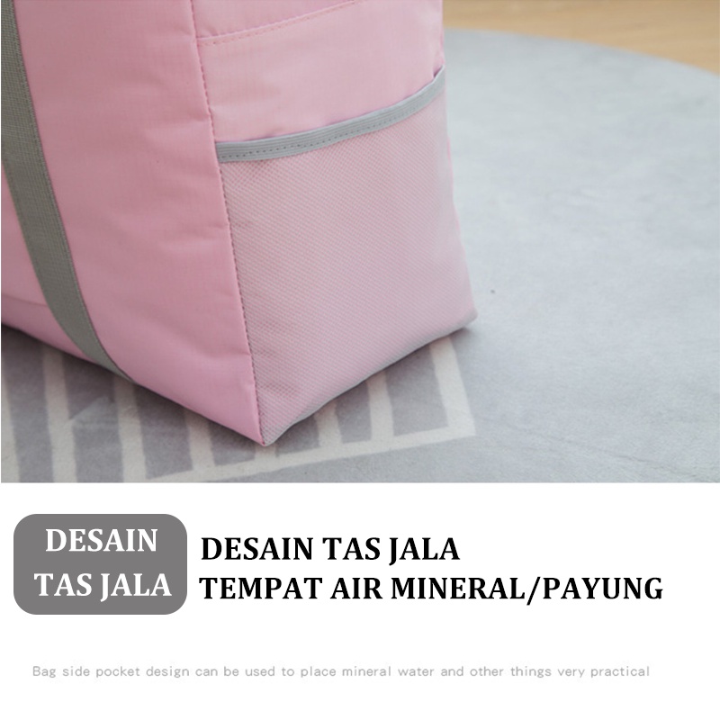 Tas Traveling Tas Selempang Wanita Tas Jinjing Tas Penyimpanan Berkapasitas Besar Travel Bag Waterproof Anti Air