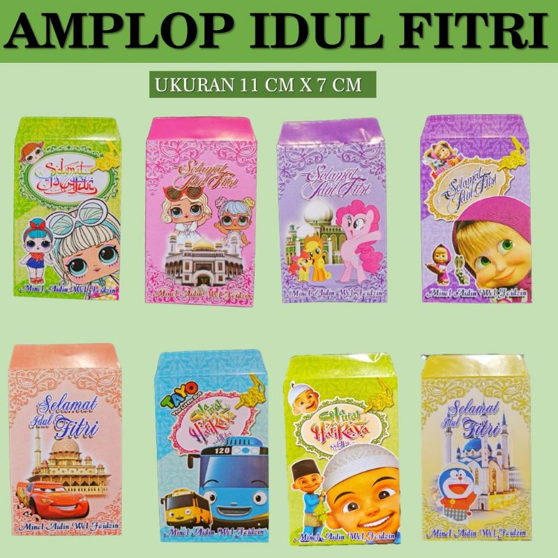 

AMPLOP LEBARAN IDUL FITRI ISI 10 ANGPAO LEBARAN IDUL FITRI KARAKTER