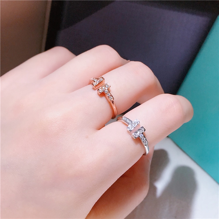 Cincin Adjustable Desain Kupu-Kupu 8 Gaya Bahan S925 Sterling Silver Aksen Zircon Untuk Wanita Butterfly