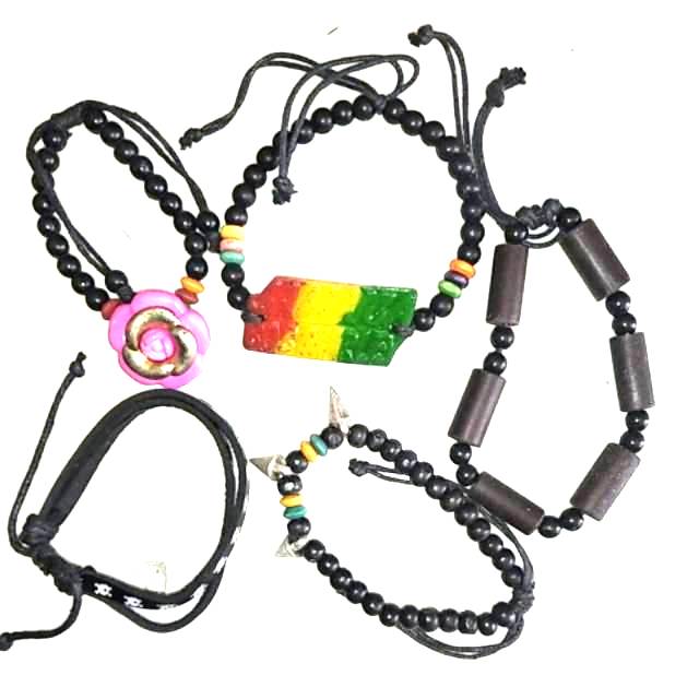 Gelang Bahan tali dan Kayu gelang buat Anak Cewe Dan Cowo Gelang Bahan tali dan Kayu gelang buat Anak Cewe Dan Cowo