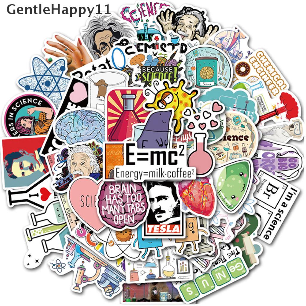 Gentlehappy 50Pcs / set Stiker Programming Diy Untuk Dekorasi Laptop / PC