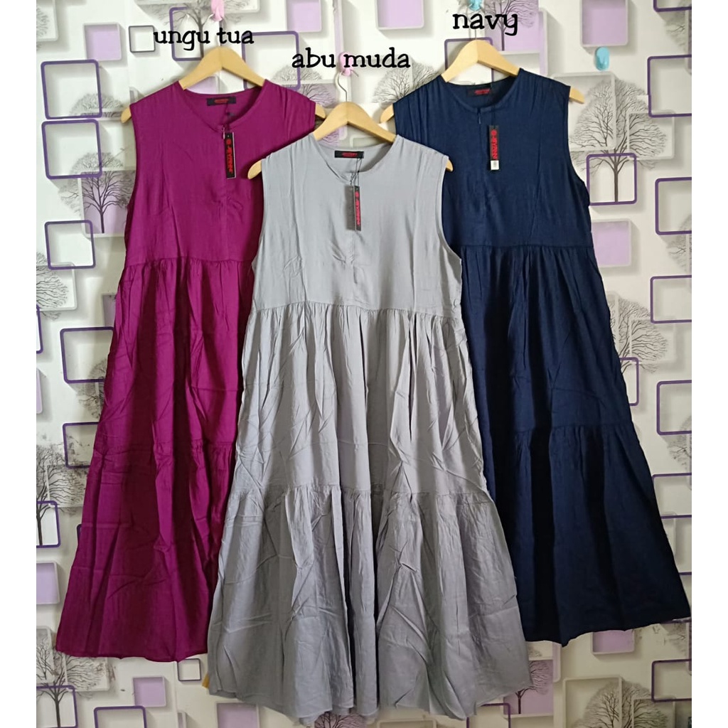 Gamis inner susun yukensi/overall rayon by jevanni
