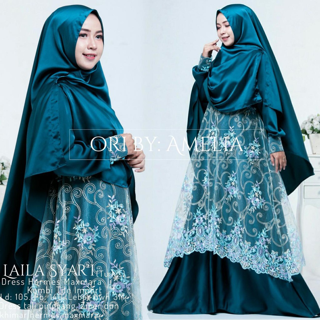 Gamis Laila Syari  Syari By Amelia