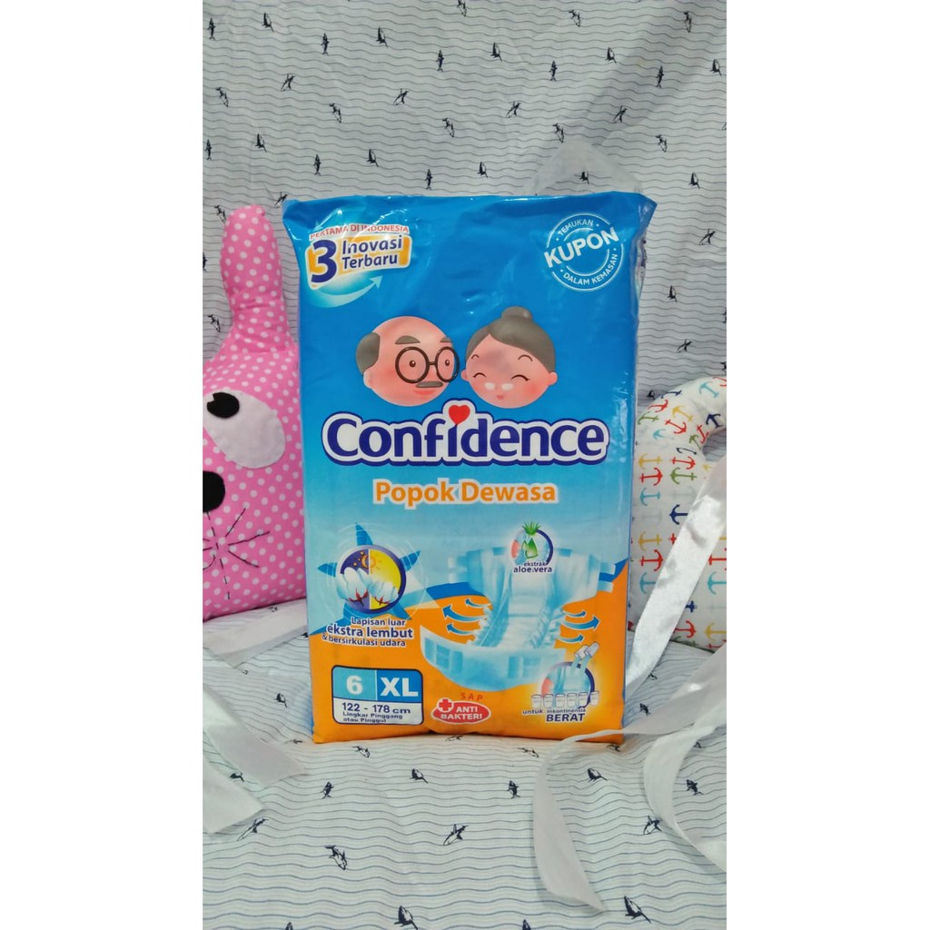 Confidence ( Popok Dewasa ) XL 6 122-178 Cm  - HTA  SUSU / PAMPERS / DIAPERS