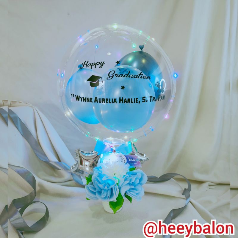 Balon Box / Balon Ultah / Balon Wisuda / Balon Graduation / Buket Wisuda /Balon Snack /Hot Air Balon