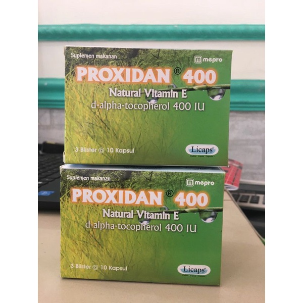 Proxidan 400 iu 1 strip isi 10 caps