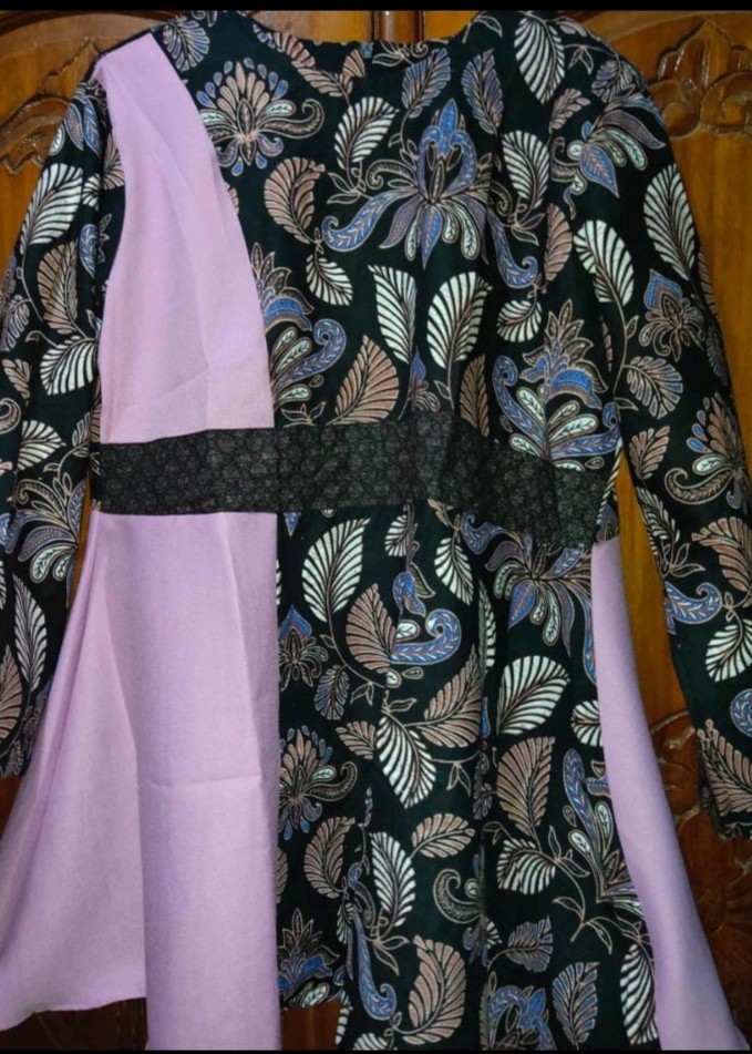 Batik Wanita Asj Sa Hrb026 Kenongo Kemeja Tosca Pendek