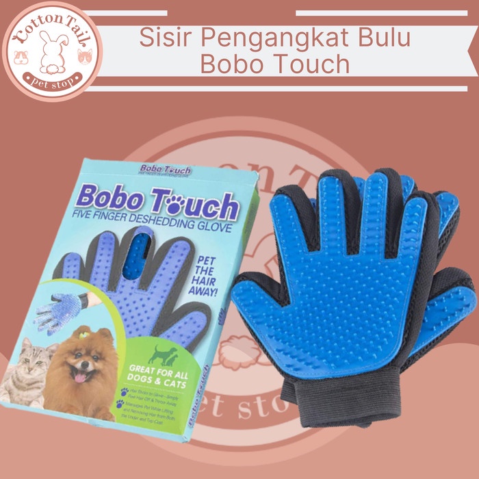 Bobo True Touch Sarung Tangan Pengangkat Bulu Kucing Anjing Bobo Touch