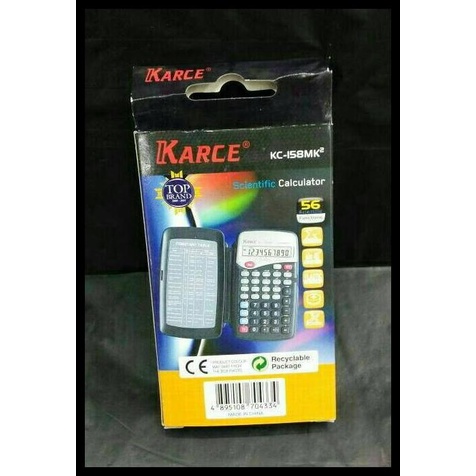 

Karce Kc-158Mk2 - Kalkulator Ilmiah/Scientific Calculator/Sekolah