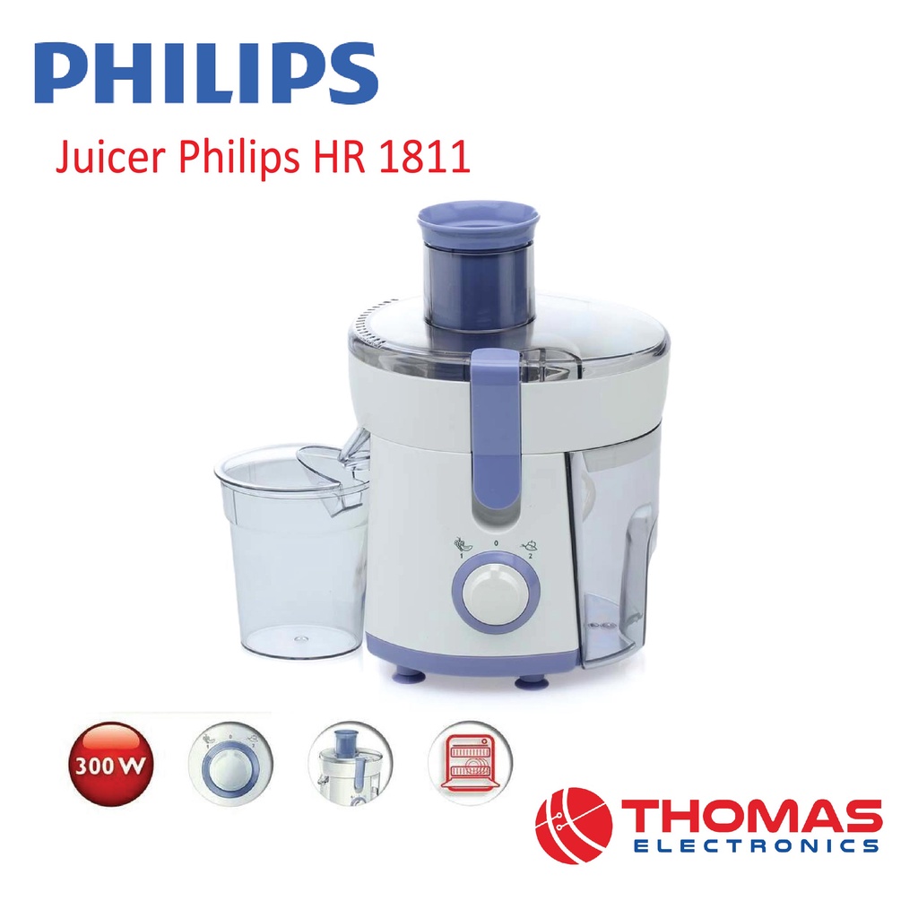 Jual Philips Daily Juicer Extractor HR1811 Juicer Philips HR 1811 300