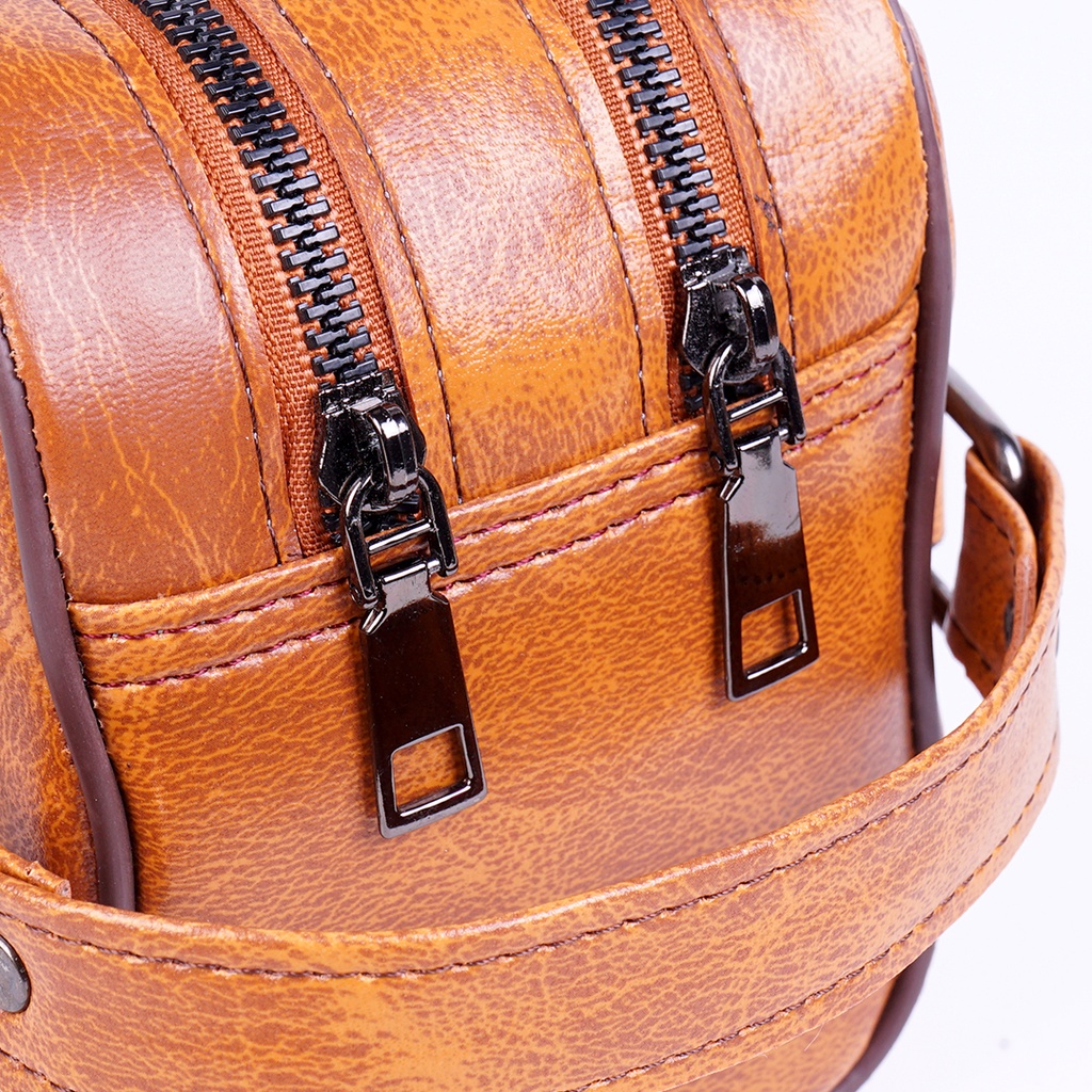 TAS TENTENG HANDBAG Pria Wanita Kulit PU / TAS LOGO ELLOSO EP02