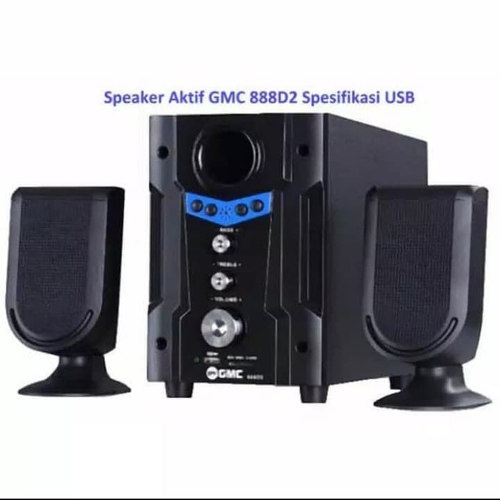 Speaker Bluetooth GMC 888D2 BT Bluetooth Aktif Multimedia Speaker