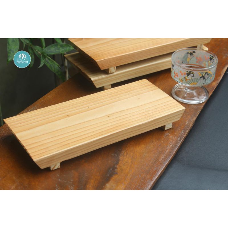 Jual Tatakan Kayu Gelas Teko Japanese Style NORWAY PINE dekorasi kayu