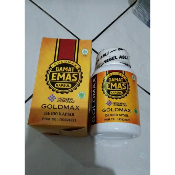 GAMAT EMAS KAPSUL GOLDMAX 100% ASLI ORIGINAL