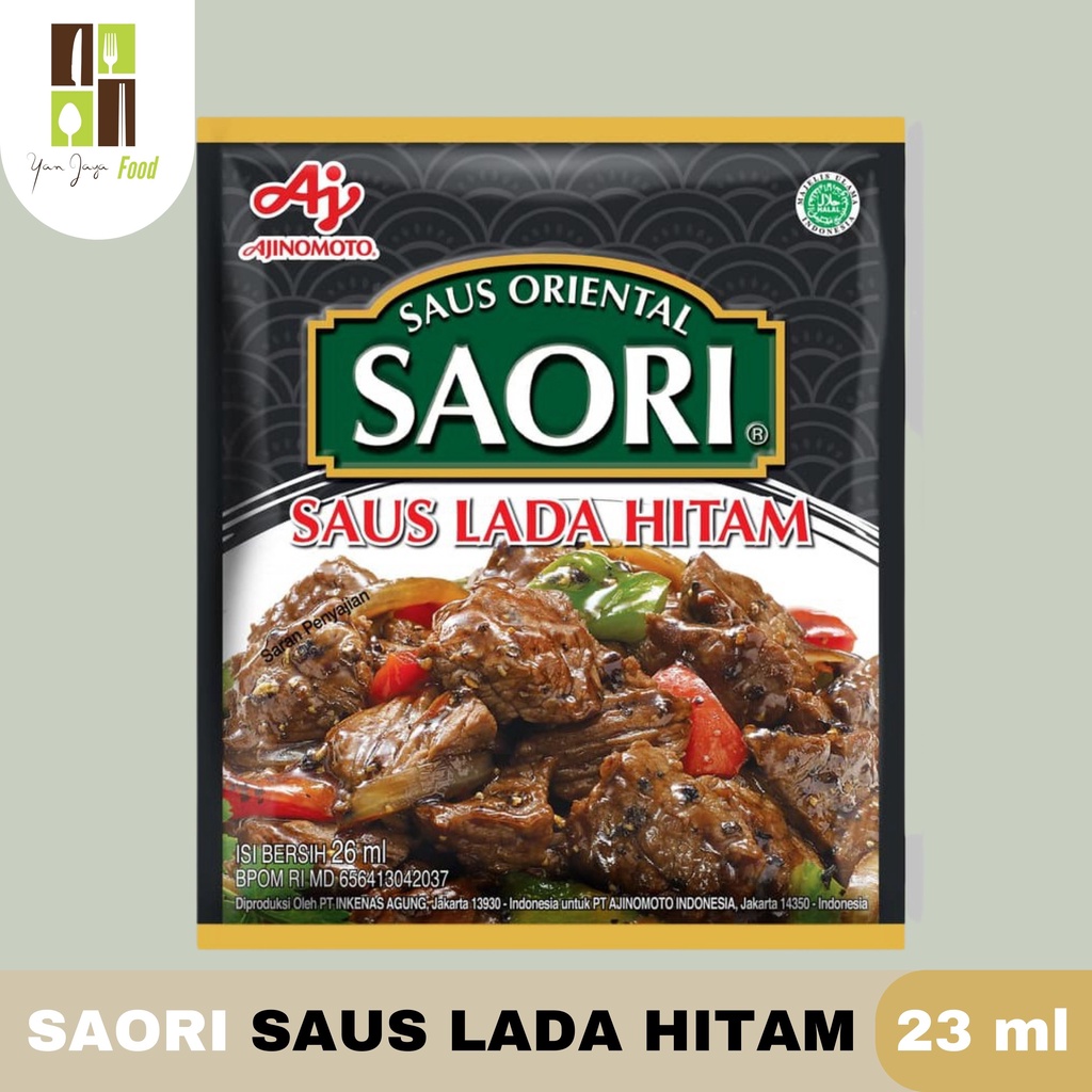 Saori Saus Sachet Saus Tiram / Saus Teriyaki / Saus Lada Hitam [23ml] 1 PCS