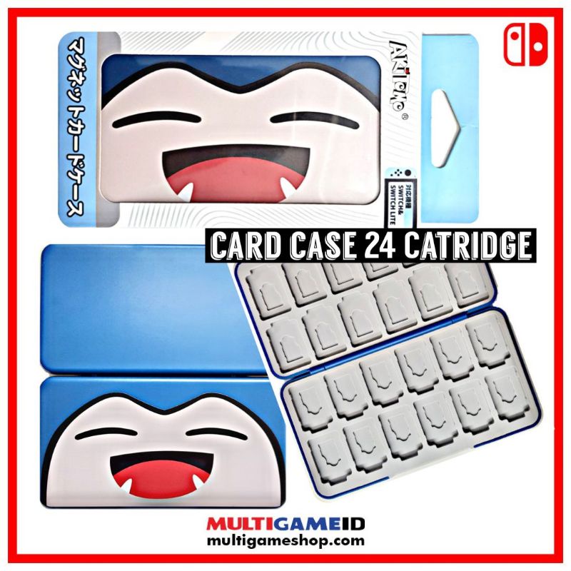 SWITCH 24 CARD CASE SNORLAX POKEMON EDITION (AKITOMO)
