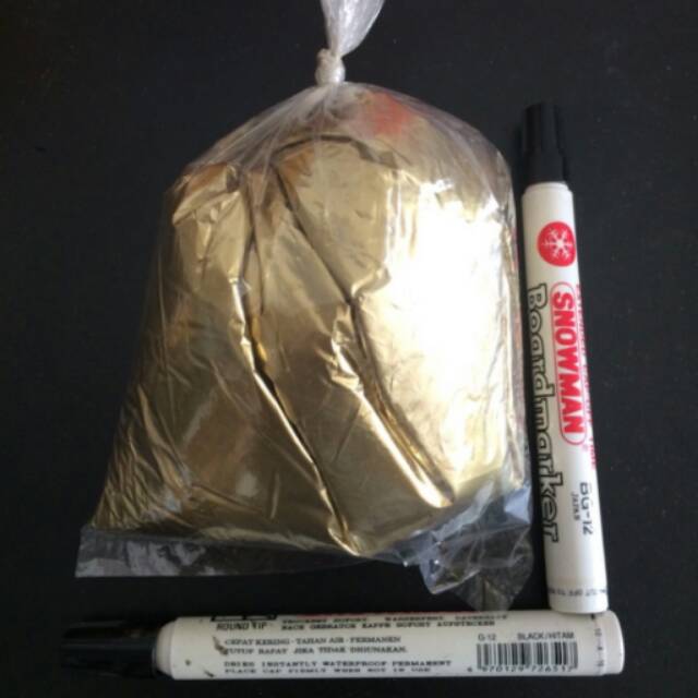 BP Rich Gold Powder / Bubuk Prada Hijau / Bubuk Emas Hijau (water base) 500gr