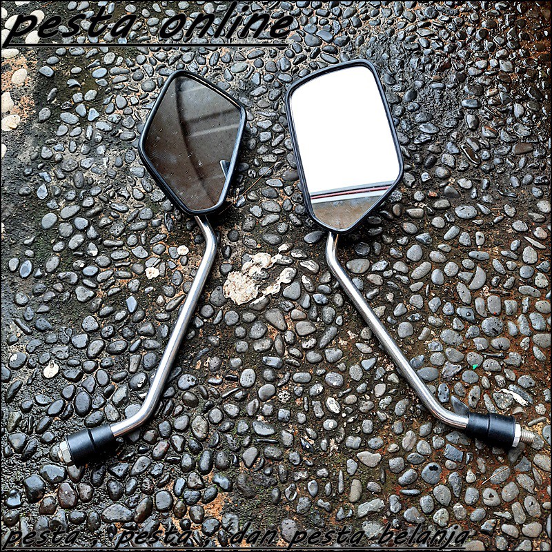 Spion Honda Win 100 Panjang Drat 14 Model ORI