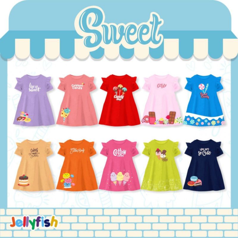 DRESS ANAK PEREMPUAN MURAH JELLYFISH