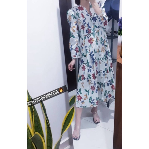 Dress batik preloved size Jumbo