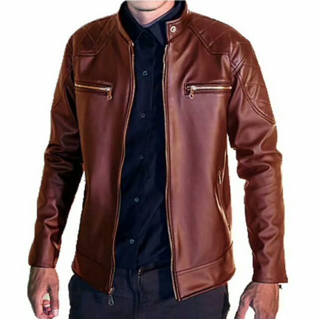 JAKET PRIA Trend Laki Laki Cowok Abu Hitam Merah Kombinasi Modis Trendy COUGLE!!! F671!!