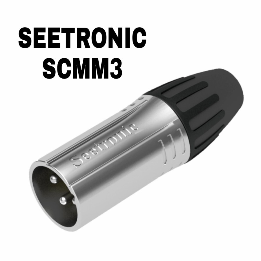 Jack Canon XLR Male Seetronic SCMM3