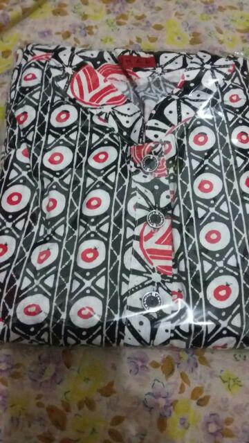 Gamis Longdress Muslim Batik Merk Hap Model Hana Murah