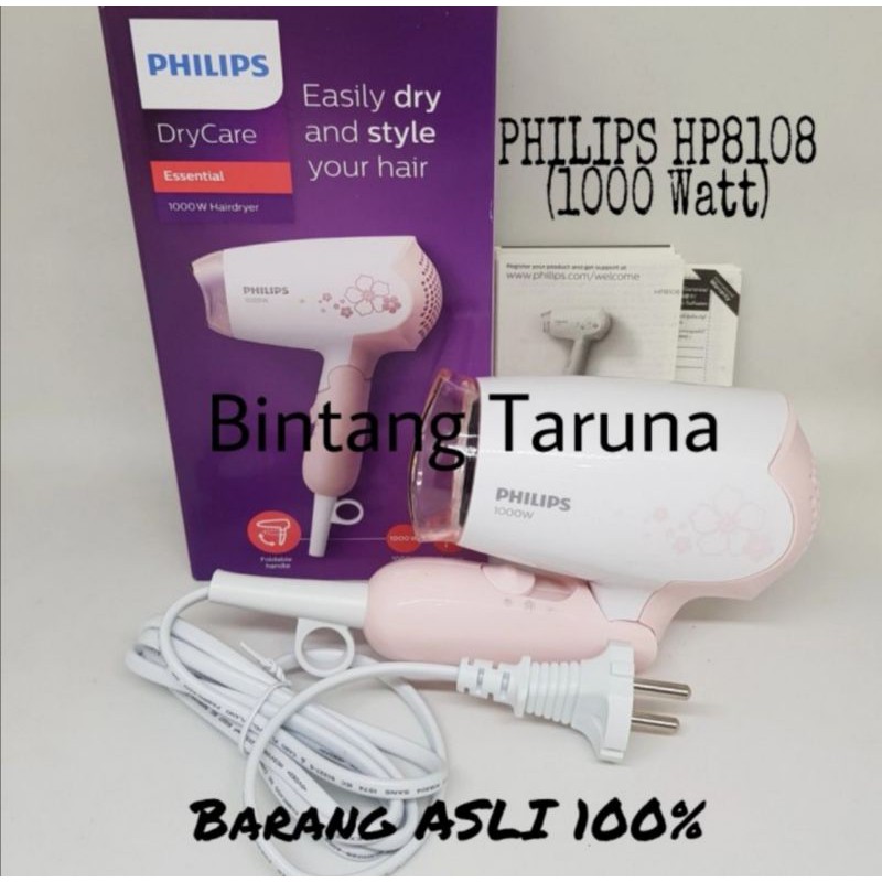 DryCare Philips HP8108 Hair dryer Philips HP8108 Pengering Rambut Philips HP8108