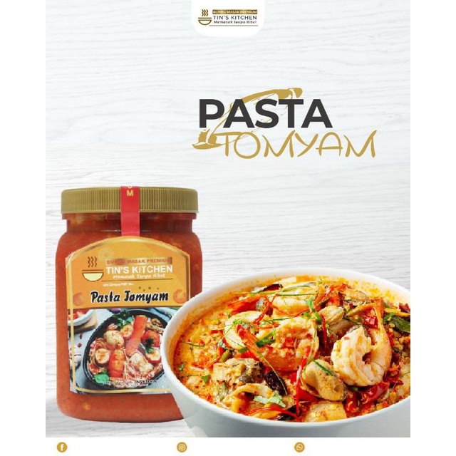 

Pasta Tomyam Tin's Kitchen berat 220g
