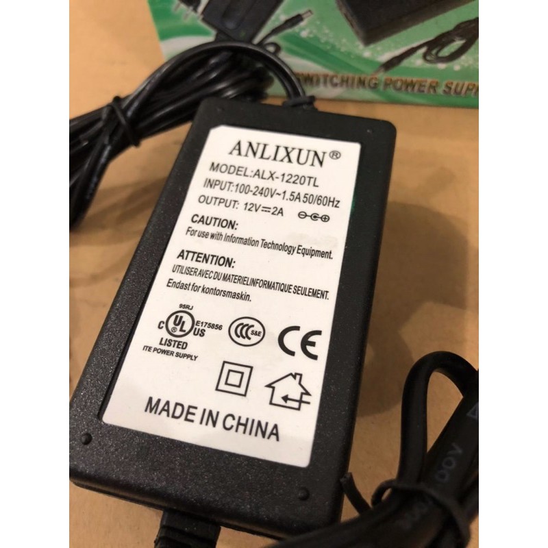 Adaptor switching 12 v 2 a Power supply 12v 2a + kabel Anlixun