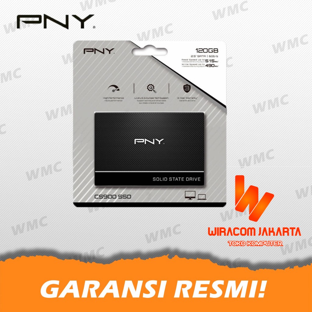 PNY SSD CS900 120GB 2,5inch Internal SATA III 6Gb/s