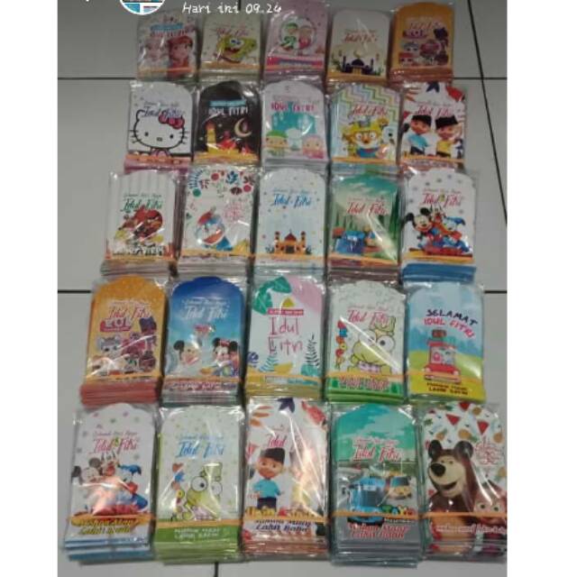 

AMPLOP LEBARAN ISI 8 ecer siap pakai