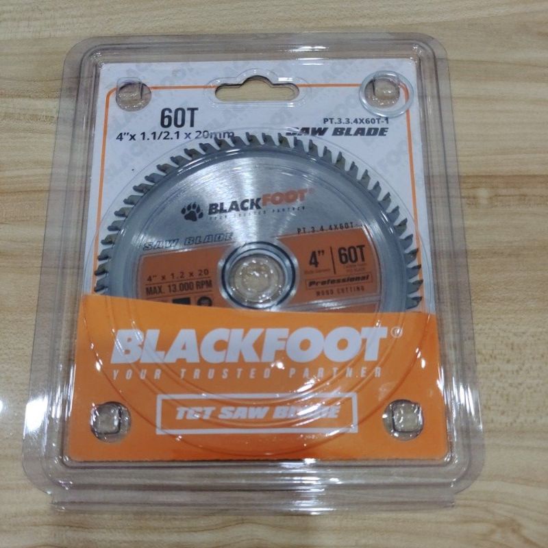 mata potong kayu 4&quot;x60T blackfoot / Saw Blade 4&quot;x60T blackfoot / Saw Blade blackfoot 4&quot;x60T