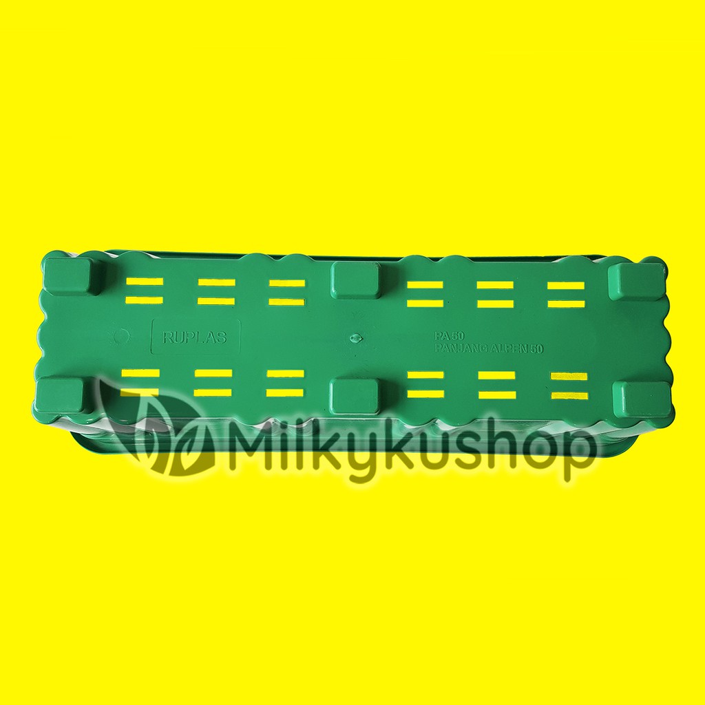 POT JM RUPLAS PANJANG ALPEN PA50 - 48 CM  PAKET 3 PCS - POT BUNGA