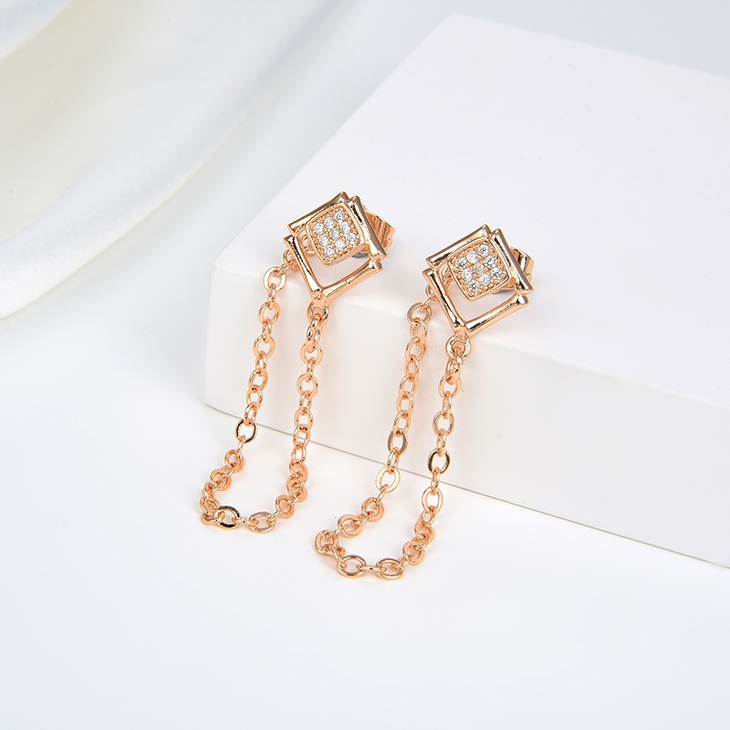 anting titanium wanita emas muda anti karat dewasa tusuk korea asli panjang dan luntur korea style selamanya dewasa 98e