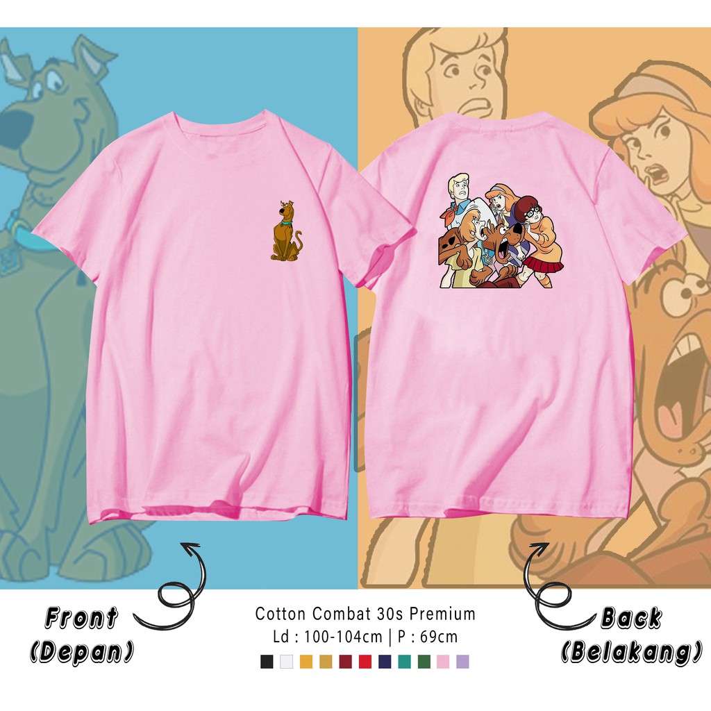 ANJING SCOOBY DOO/ TERMURAH BAJU KAOS  / T-SHIRT / KATUN LENGAN PENDEK / TUMBLR TEE CUSTOM KAOS