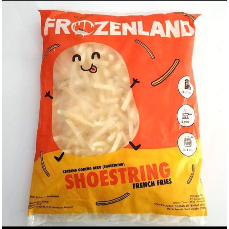 

Frozenland kentang 2,5 kg
