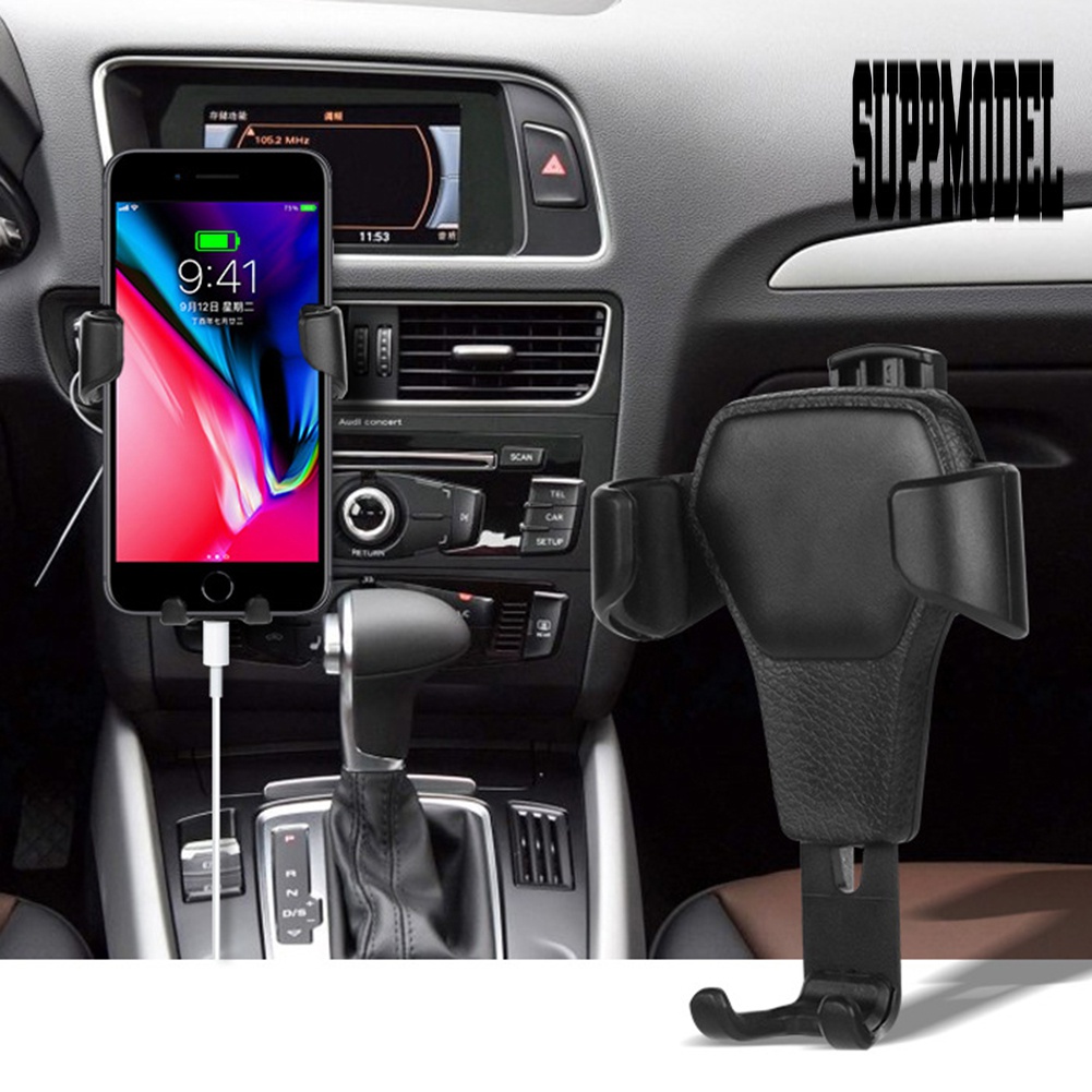 Stand Holder Hp / GPS Universal Bentuk Segitiga Untuk Vent Ac Mobil