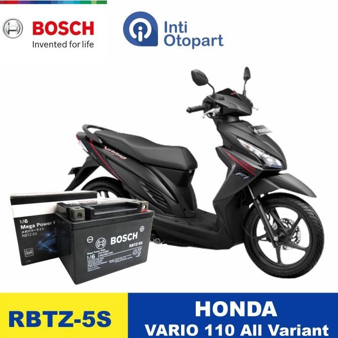 ------] Accu Aki Motor HONDA VARIO 110 ORIGINAL BOSCH