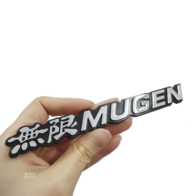 1pc Stiker Emblem Logo MUGEN Bahan ABS Untuk Dekorasi Mobil HONDA MUGEN