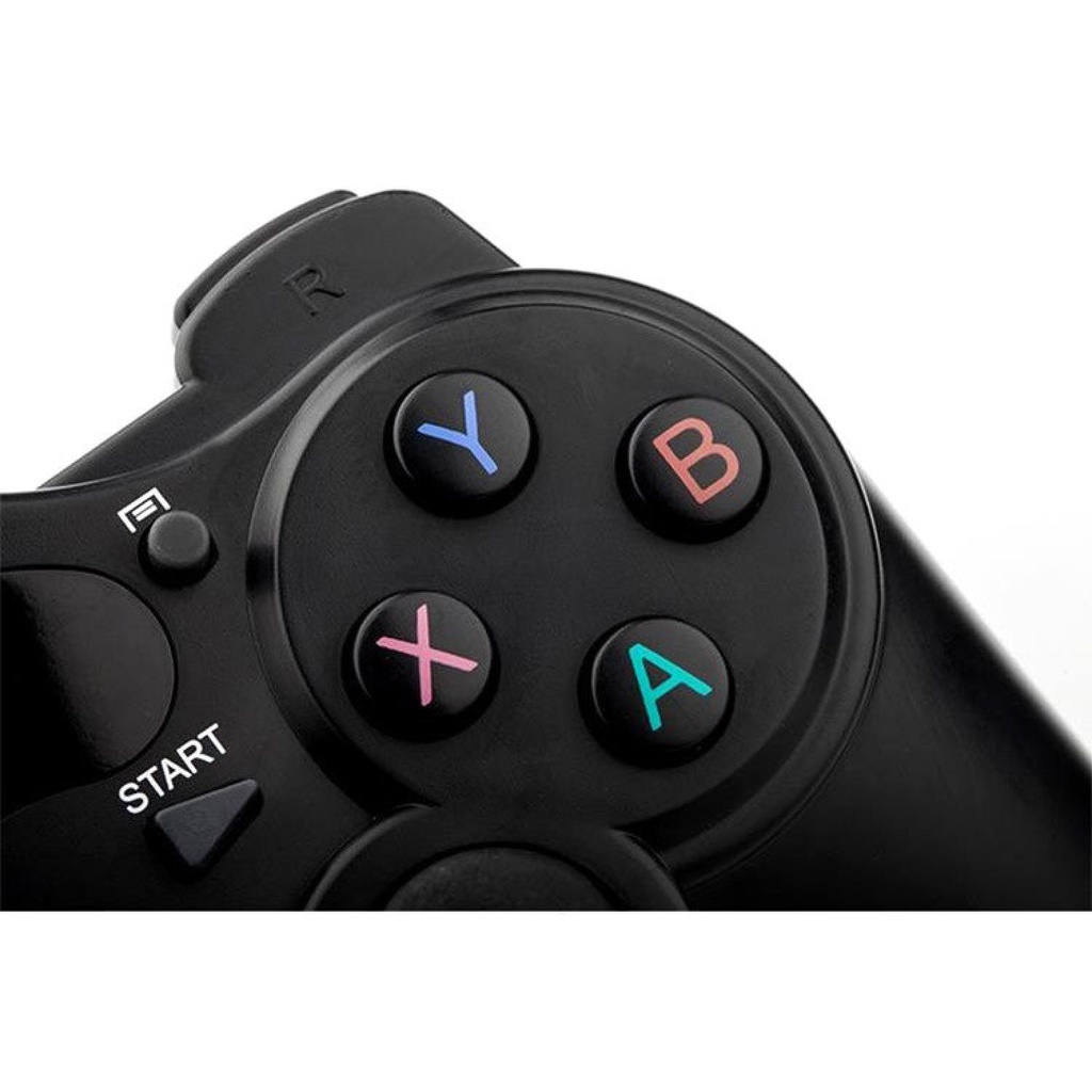 Gamepad Wireless 2.4GHz untuk Smart TV Box  / Gamepad Wireless Untuk Smartphone Android iPhone Smart Tv Controller / Joystick Game Pad Di Laptop Pc Double Tv Box Hp Android / Stik game Laptop Komputer Pro Gaming Double getar / GamePad Mobil Legend Murah