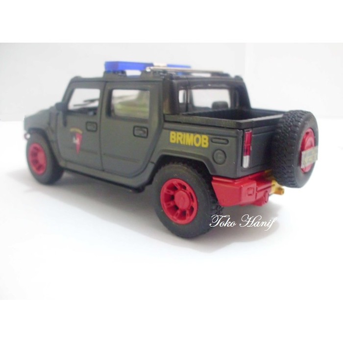 Diecast Miniatur Replika Mobil Hummer BRIMOB