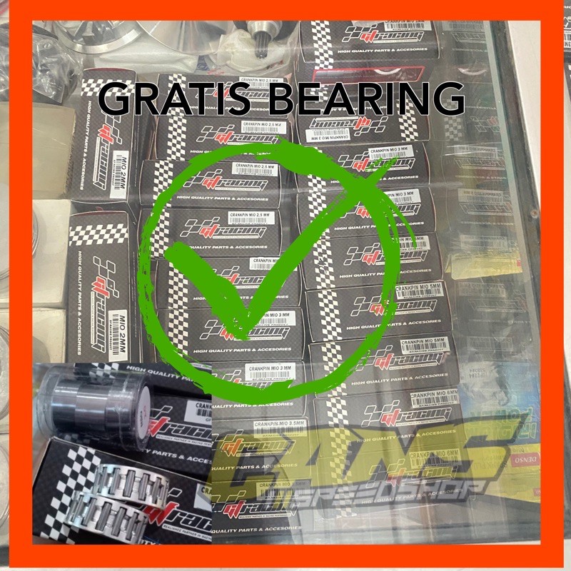 Pen Stroke / Pen Struk Mio / Nouvo Gf Racing 1mm 2mm 2.5mm 3mm 3.5mm 4mm 5mm 6mm no MOTO1 LHK