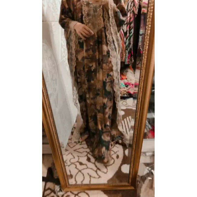 abaya kaftan arab sutera premium