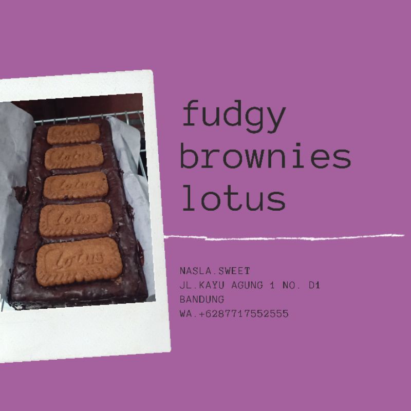 fudgy brownies lotus