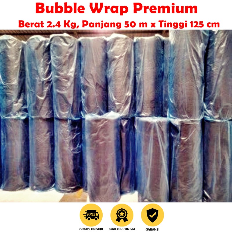 BUBBLE WRAP Premium 2.4 Kg 50 M x 125 CM Buble