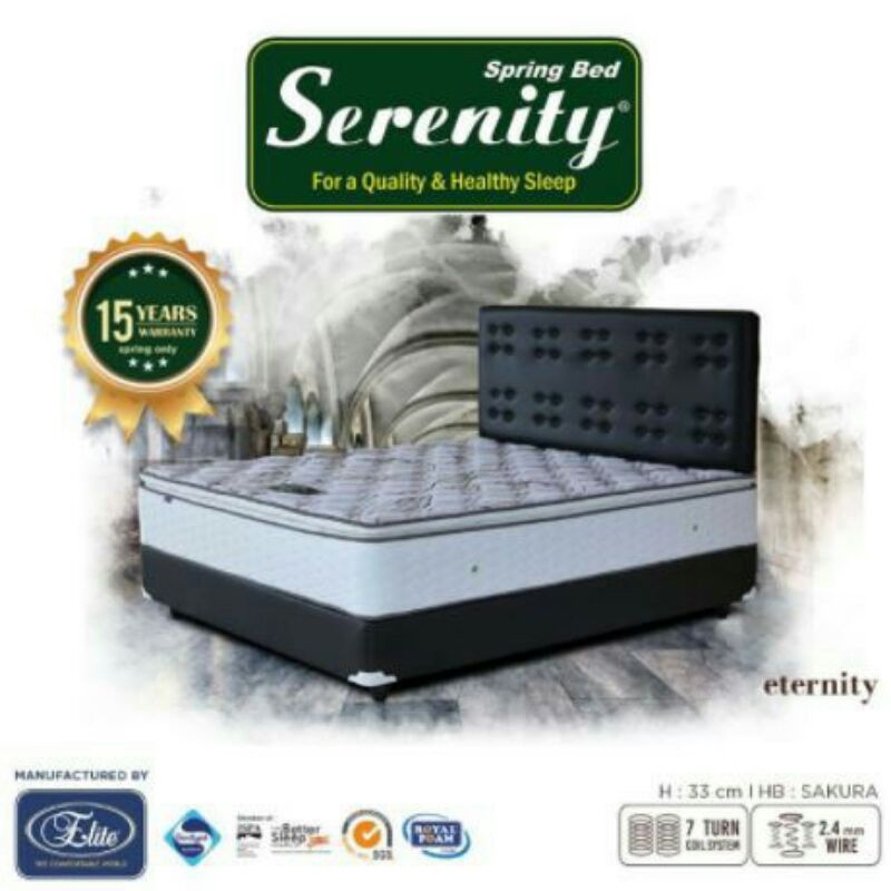 Kasur Springbed Elite Serenity Eternity / Spring bed matras