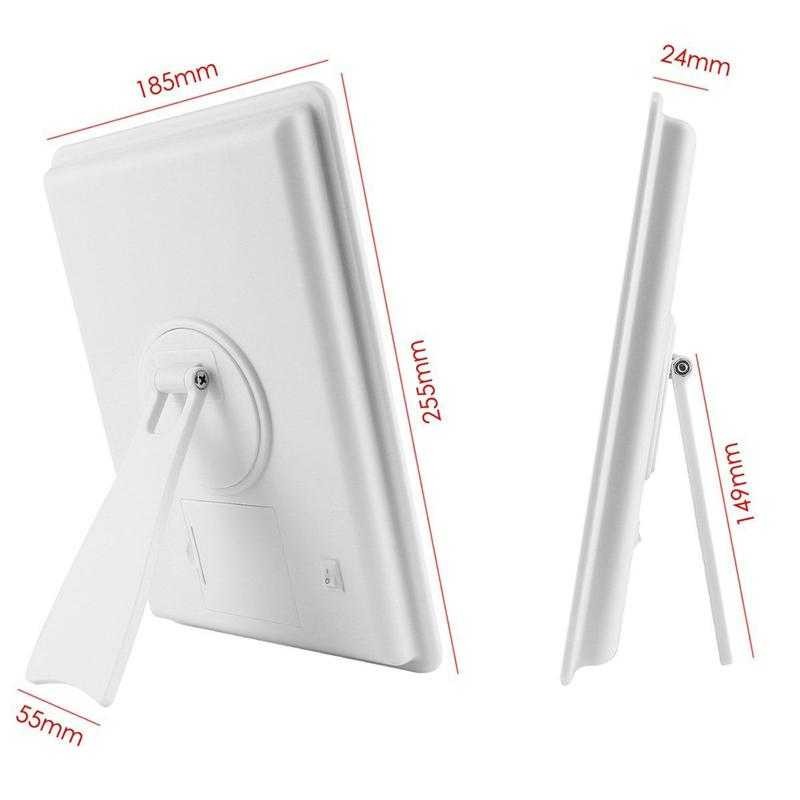 Home Solution Cermin Makeup Mirror 16 LED Light Kaca Make Up Kecantikan Wajah