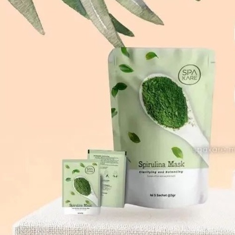 Masker Wajah Spakare Spirulina Mask New Product Masker Spirulina Terbaru Tiens Premium Quality