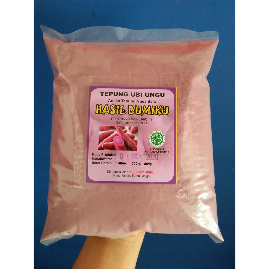 

Tepung MPASI Organik/Tepung UBI UNGU Organik free gluten/Purple Sweet Potato Powder kemasan 500 GRAM